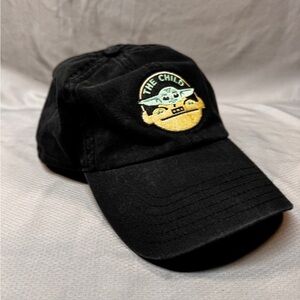 Star Wars The Mandalorian “The Child” Grogu Kids Adjustable Hat - Black